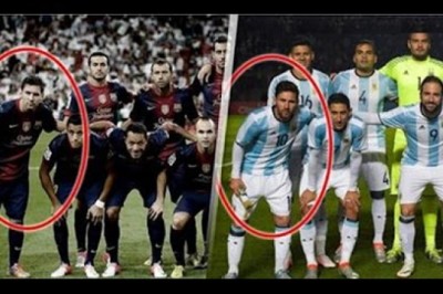 Esta es la razón porque Lionel Messi posa igual en todas sus fotos